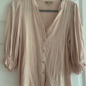 Pale pink blouse